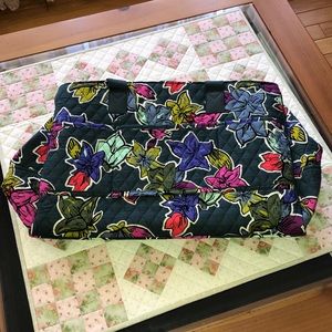 VB Triple Compartment Travel Bag Falling Flowers